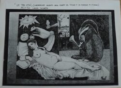 liberamente ispirato dalla Venere di Tiziano e da Guernica di Picasso